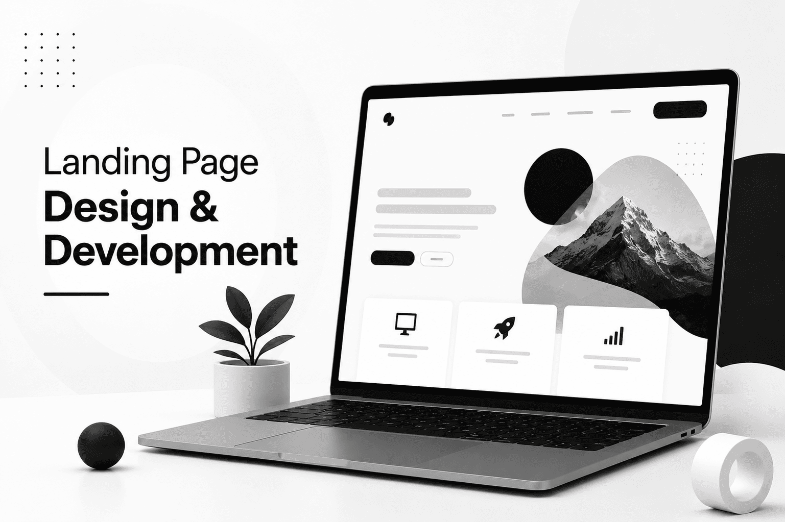 Landing Page Design and Development Services in Ghaziabad